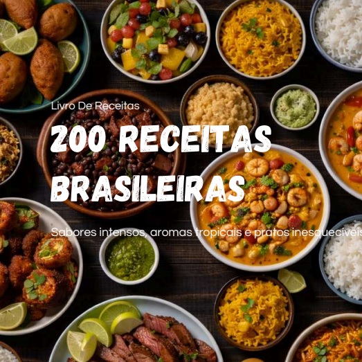Livro 200 Receitas Brasileiras